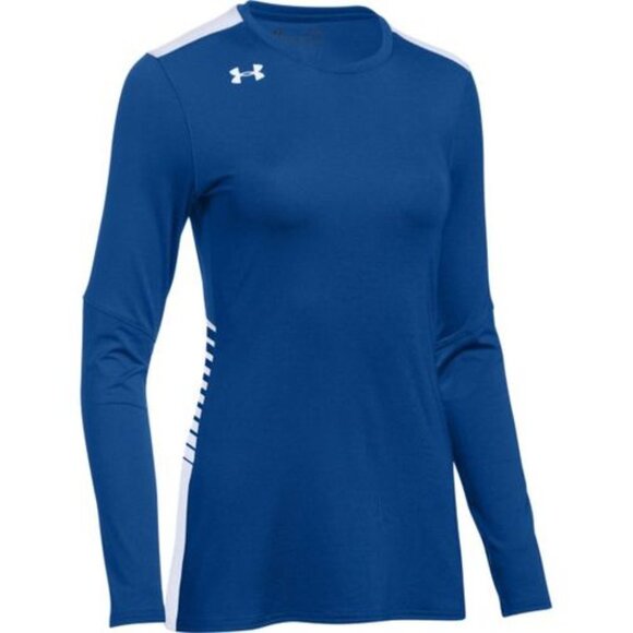 W's UA Endless Power VB Jsy L/S - Royal (400) - Picture 1 of 2